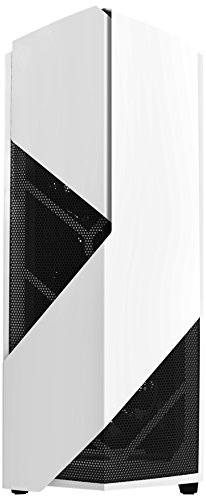 Image of NZXT Noctis 450 Mid Tower Computer Case, Glossy Wite (CA-N450W-W1