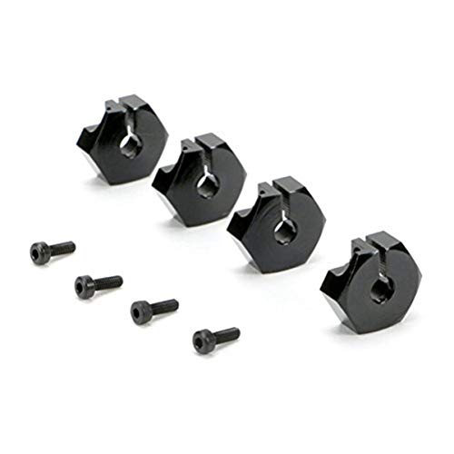 Redcat Racing Clamp Type Wheel Hexes, 14mm (4) (Black)