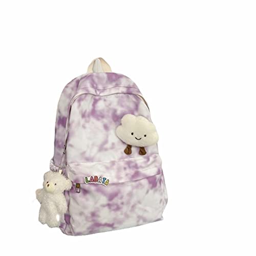 XKUN Sac À Dos Cravate Trient Tye-Colorant Sac À Dos Femelle Junior High School Sac Sac Sac Sac Sac À Dos Casual Sac À Dos-9 Cover