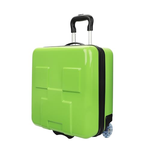 Bioworld Minecraft Creeper 15" Molded Hardside Adult Carry-On Luggage