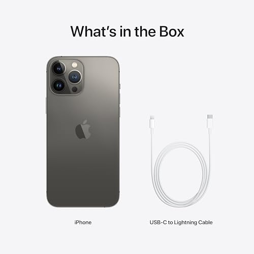 Image of Apple iPhone 13 Pro Max (128GB, Graphite) [Locked] + Carrier Subscription