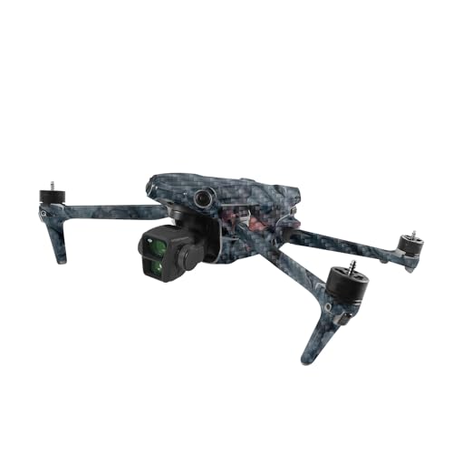 Image of MightySkins Carbon Fiber Skin Compatible with DJI Air 3 - Storm Cloud | Protective, Durable Textured Carbon Fiber Finish | Easy to Apply