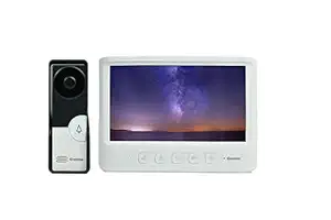 Crabtree 7-Inch Picture Memory Video Door Phone Kit (Black)