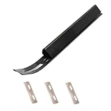 AUTSUPPL Leder Skiver mit Ersatzklingen Präziser Lederausdünner und Beveler für DIY Lederbearbeitung Langlebiges Schneidewerkzeug für Leder Gürtel Taschen Handwerk