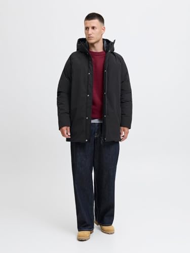JACK & JONES Herren Jjewood Parka Sn, Black, l – Ansicht 3