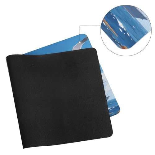 Cat Navy Desk Pad impermeable grande para oficina miniatura 7