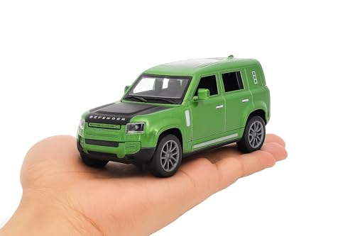 Image of 1:36 Scale Range Rover Defender Die-Cast Car Toy - Pull-Back Alloy Model Vehicle with Light and Sound Openable Doors for Kids, Boys & Collectors (Random Color)