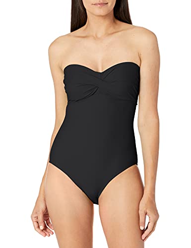 Catalina Women's Standard Twist Front Bandeau One Piece Swimsuit