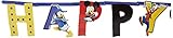 Amscan Disney Mickey Mouse Birthday Party Add-An-Age Customizable Jumbo Letter Banner Decoration, 10 1/2' X 10