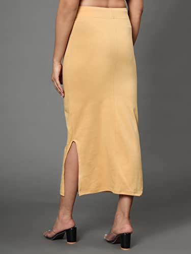 Image of Jaanvi fashion Women's Cotton Mermaid Saree Shapewear,Petticoat,Skirt, Comfortwear