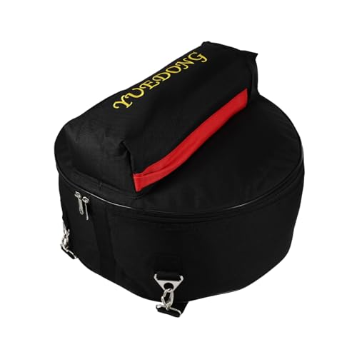 BESPORTBLE 1Pc Capacity Snare Drum Bag Lightweight Oxford Cloth Backpack for Percussion Instruments Durable Carrying Case for Snare Drum Accessories Black