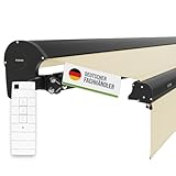 empasa Elektrische Kassettenmarkise 'Expert' Gelenkarmmarkise Markise...