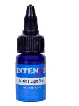 Intenze Tattoo Ink Mario's Light Blue (1/2oz)