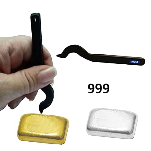 Steel Stamp 999 Silver Bent Curved 999 Ring Inside Jewelry Marking Metal Stamps - Image 3