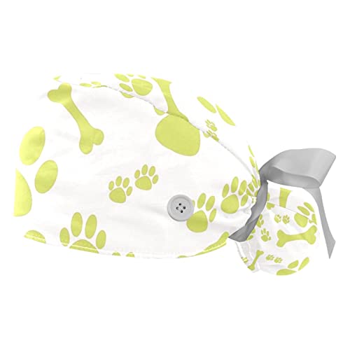 Chapeaux bouffants pour toilettage et cliniques vétérinaires JDEZ | Lot de 2 casquettes