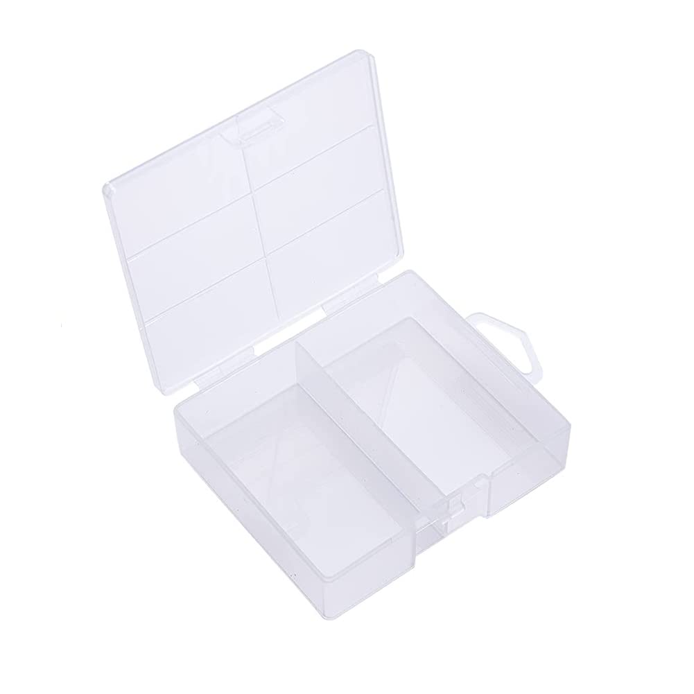 Heyiarbeit24 x AA Battery Storage Case Holder Organizer Box Transparent