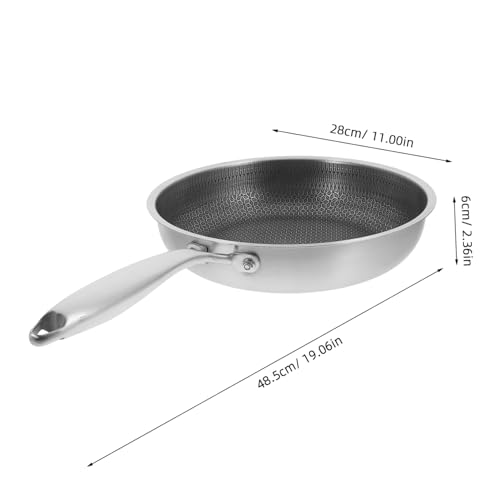 Wok de acero inoxidable Ciieeo antiadherente con panal miniatura 2