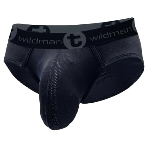 Wildmant Mesh Big Boy Pouch Brief Black Large Cover
