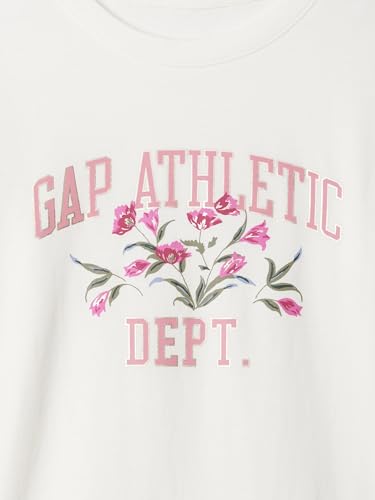 Image of Gap Girls Long Sleeve Logo Tee T-Shirt