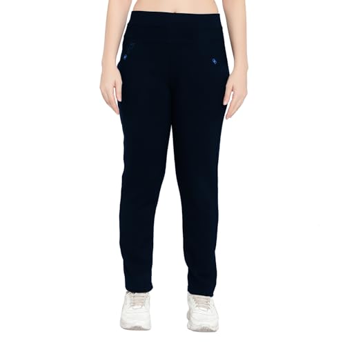 Image of Fashiol Women's Winter Lower | Woolen Fleece Lined Track Pants | Warm & Comfortable Winter Wear | Relaxed Fit Elastic Waist Joggers | Soft Lounge Sweatpants with Pockets | Stylish & Cozy