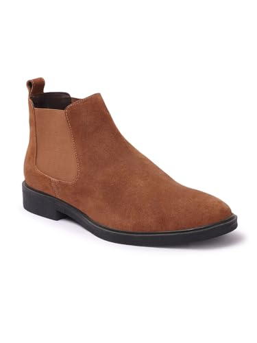 Image of Carlton London Men's Chelsea Slip-On Round Toe Comfortable Boot