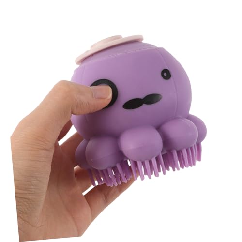 Cepillo de masaje para mascotas ifundom con dispensador de champú 4
