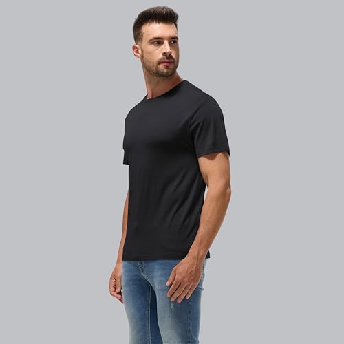 Men's Merino Wool T-Shirt | Thermoregulating & Odor-Free Base Layer | Beach, Hiking, Travel Essentials4