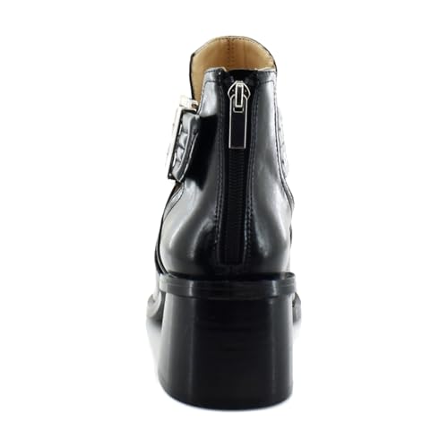 Steve Madden Steve Madden Women's Gatewood Ankle Boot, Black Leather, 9