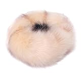 DEARMAMY ヘア アクセサリー 付き 厚手 帽子 レディース ヘッドラップ レディース ヘア フープ 暖かい ヘッドバンド イミテーション ファー キ