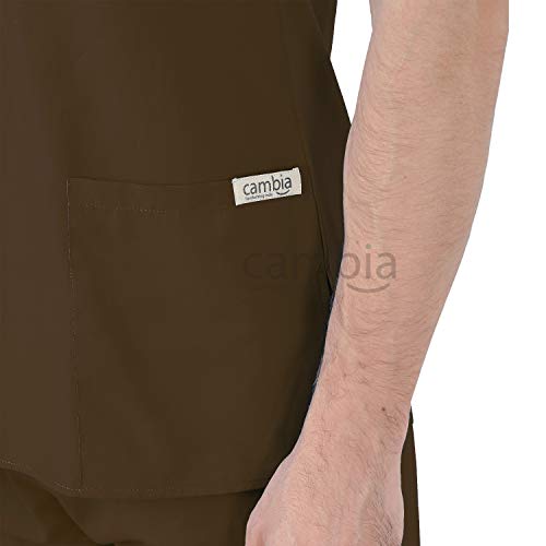Image of Cambia Scrub Suits for Doctors Men /OT Dress Unisex (M, Brown)