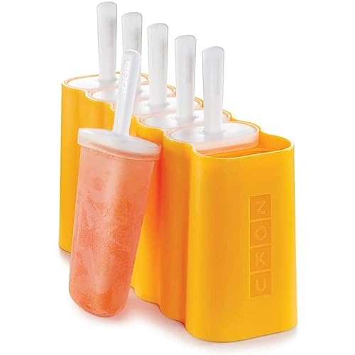 image for ZOKU Mod Pops, 6 Classic Popsicle Molds in One Compact Tray With Stick