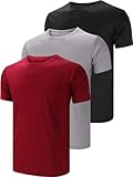 Dieses 3-teilige T-Shirt-Set gibt es in sieben Größen zur Auswahl: S,M,L,XL,2XL,3XL,4XL Bitte wählen Sie Ihre Größe nach der Größentabelle, für eine lockere Passform bitte eine Nummer größer wählen.