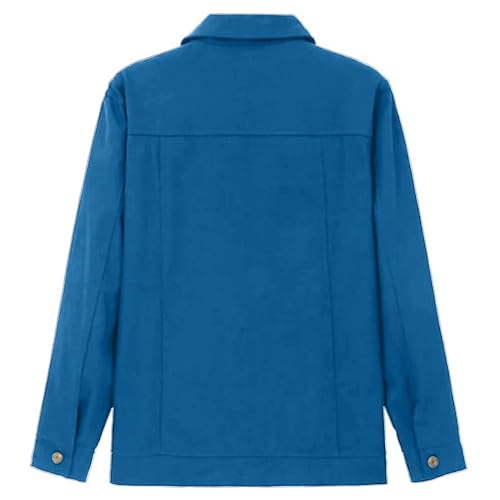 Men's Vintage Distressed Denim Jackets Cotton Lightweight Button Down Jean Jacket Slim Fit Casual Trucker Coats4