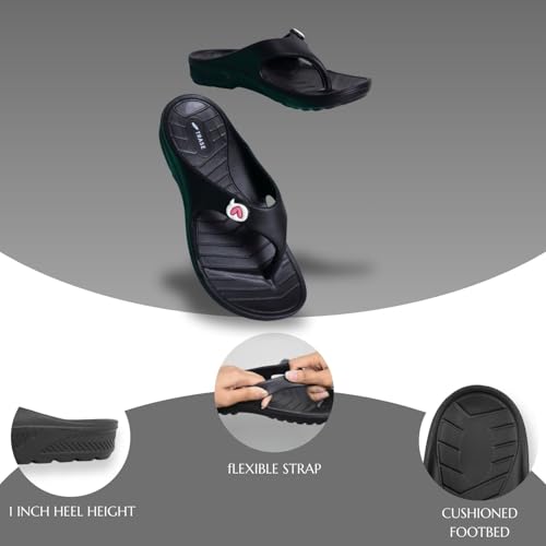 Image of TRASE Flip Flops Lightweight Comfortable Soft Sole Flat House Slippers For Woman, Anti Skid Stylish Footwear Perfect For Summer, Beach And Casual Wear