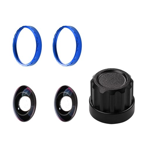 Lentille interchangeable haute transparence et verre remplaçable durable