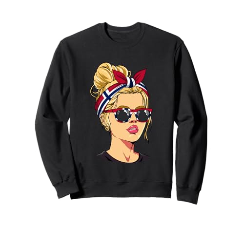 Norwegen Frau Norweger Sweatshirt