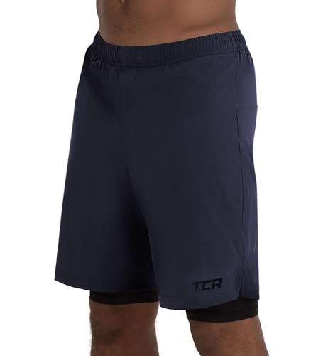 TCA Ultra Pantaloncini Uomo Palestra 2 in 1 - Pantaloncini