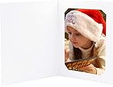 Golden State Art, Acid-Free Photo Folders White Cardboard/Paper Frames - Great for Portraits and...