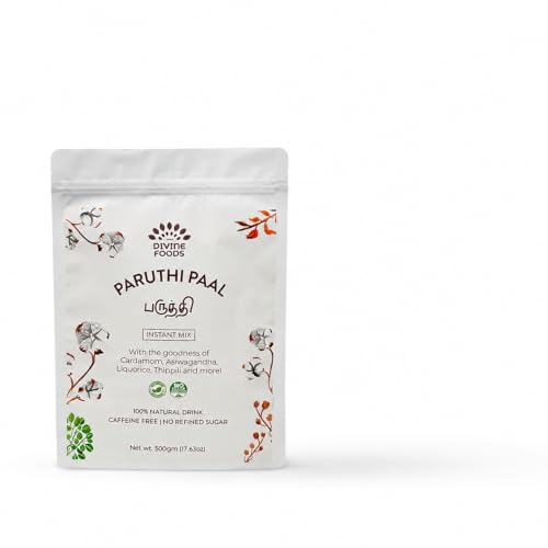 Image of The Divine Foods Paruthi Paal Cotton Seed Latte Mix | 500g