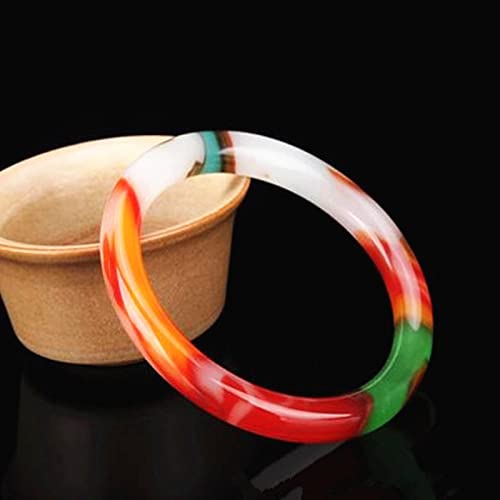 Pulsera de joyería para hombre, pulsera de jade de color natural, genuina tallada a mano, talla única, Piedra, Sin piedras preciosas