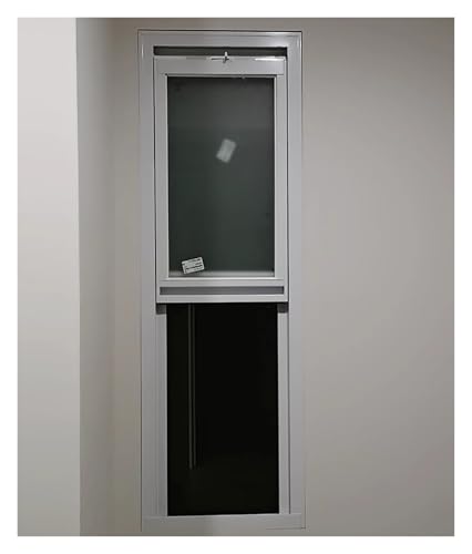 White Aluminum Double-hung Window Vertical, 10' 12' 15' 16' 18' 21' 23' 24' 25' 27' 29' 30' Wide...
