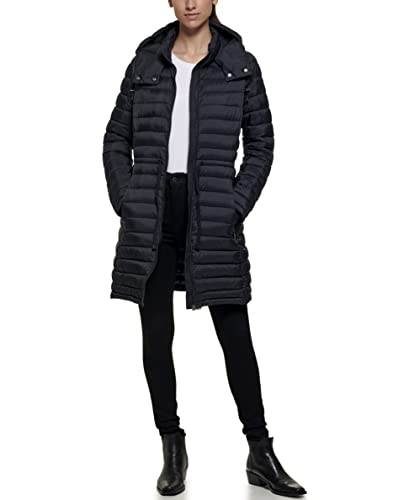 DKNY Damen Dkny Outerwear Women's, Zipfront With Cuff And Pockets, Packable...