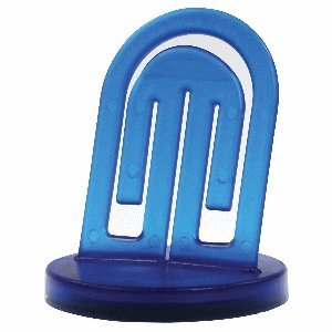 Laurel Konzepthalter mit Metallfuß kristallblau