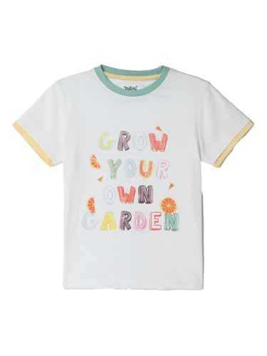 Image of Milou Kids Organic 100% Cotton T-Shirt Made with Biowash Fabric, Saliva-Tested Safe, Short Sleeve Tee for Toddlers & Babies | Label-Free | Soft & Breathable, Safe Dyes, Label-Free Comfort
