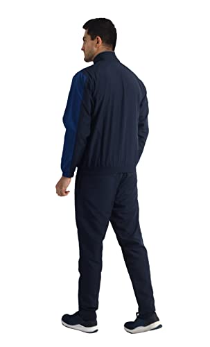 Image of Men's Polyester Regular Winter Zipper Sports Gym Track Suit Set