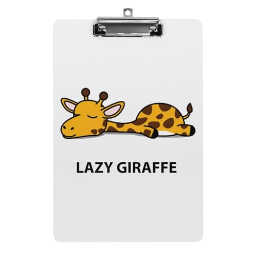 クリップボード A4 縦型 かわいい キリン ファイルボード 壁掛け 画板 書きやすい お会計ボード て持ち運びやす 文書整理 文房具 会議パッド 事務用品 メモ 学校 家庭用バインダー