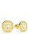 GUESS 10MM COIN STUDS YG, gelb(gold), Gr. N