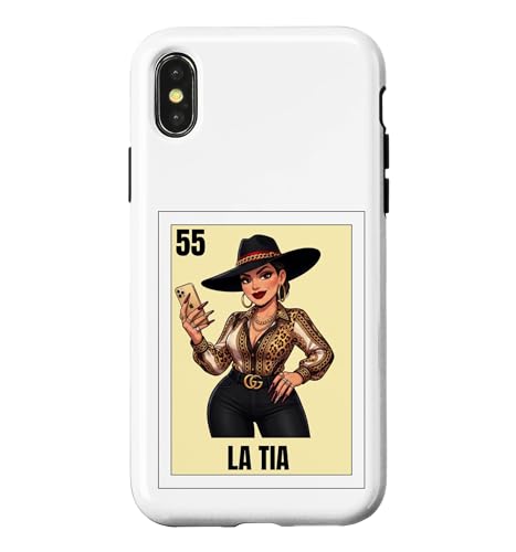 Funny Mexican Design for Aunt - La Tia Jefa �X�}�z�P�[�X iPhone X/XS �p