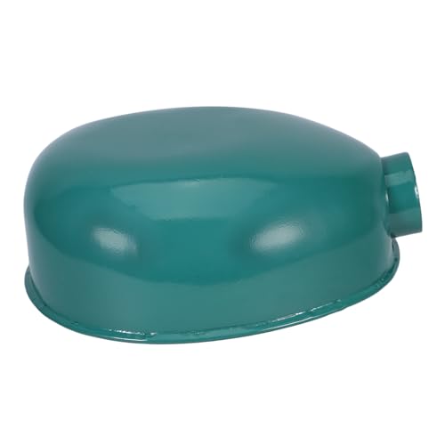 Amosfun Industrial Aluminum Alloy Lamp Shade Green Oval Protective Light Cover for Workshop Tools Easy Installation and Maintenance for Machine Lighting