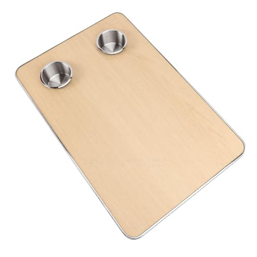 Tablero de mesa para vehículos recreativos con portavasos integrados